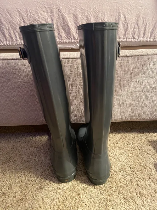 Hunter Gray Tall Boots - Image 3