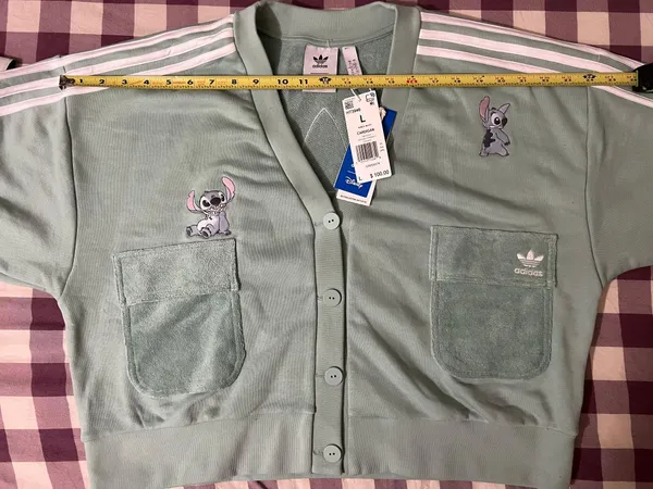 Disney Lilo & Stitch Cardigan Women's In Hazy Green - Image 6