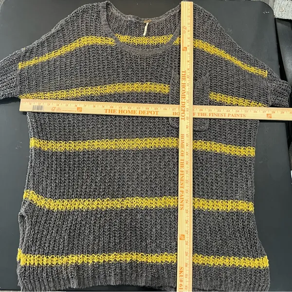 Free People Greenwich Village Oversized Knitted Sweater size M - Image 7