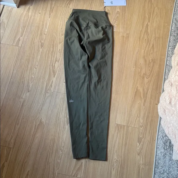 ALO Yoga Olive Green SOFTSCULPT HIGHWAIST Leggings - Image 3
