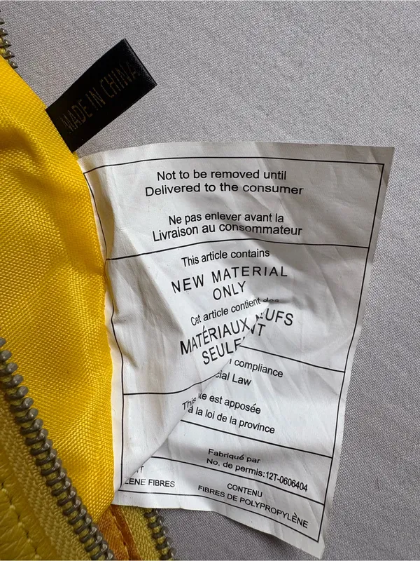 Danier Yellow Genuine Pebbled Leather Hobo Shoulder Bag Silver Hardware - Image 6