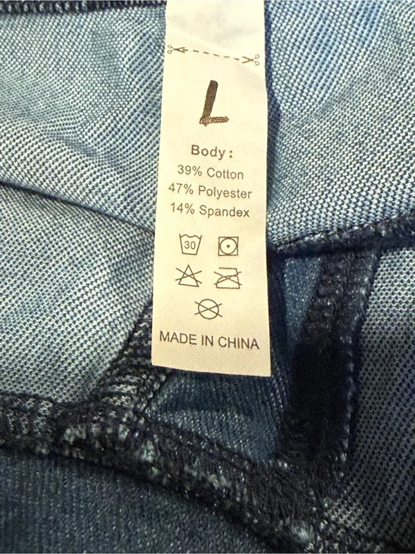 Washed Blue Denim Mini Skirt Amazon - Image 3