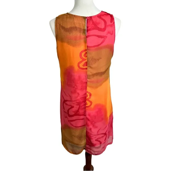 More by Lata Abstract Floral Print Sleeveless Shift Dress Size M - Image 2