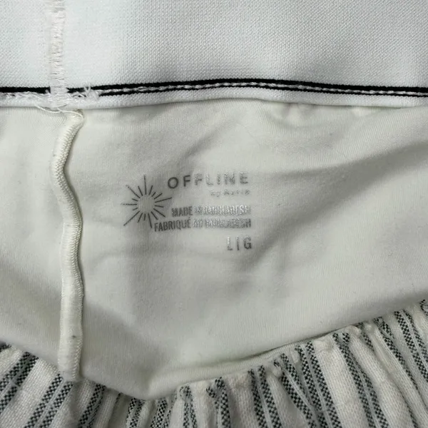 OFFLINE by Aerie NWT Oxford Pleated Tennis Skirt Striped‎ Athleisure Size Large - Image 8