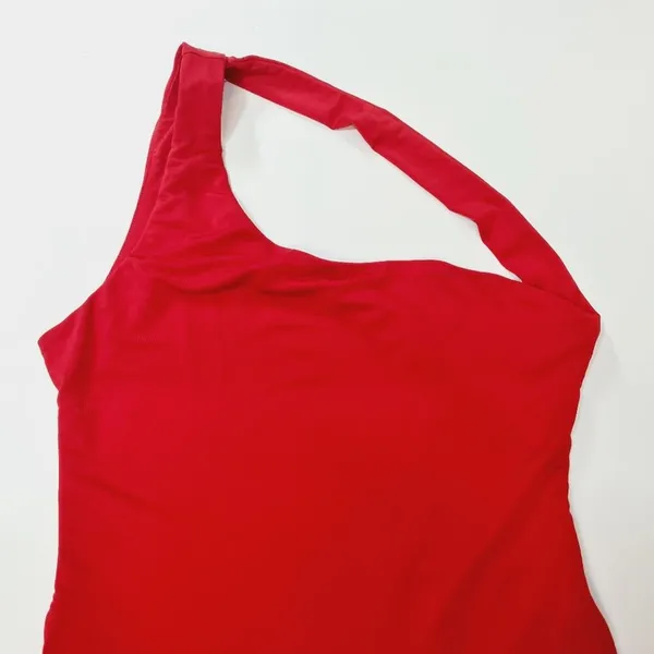Superdown Davey Strappy Back Dress in Red XS - Image 6