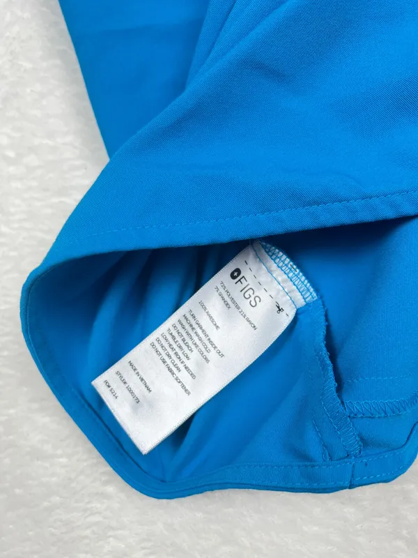 Figs Extreme Blue Rafaela Oversized Scrub Top Zamora Joggers XL EUC - Image 5