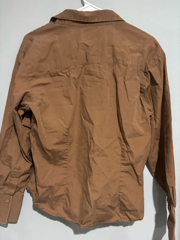 Wrangler Brown Button-Down Shirt - Image 2
