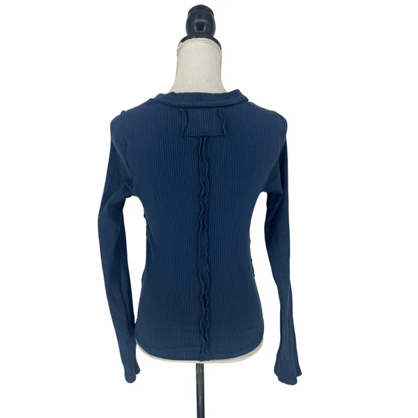 Free People It's On Cardi Big Dipper‎ Ribbed Cardigan M - Image 10