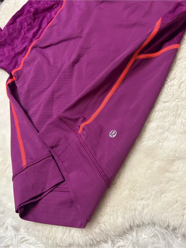 Lululemon Run For Days Women Size 4/6 Purple Regal Plum Long Sleeve Shirt - Image 4