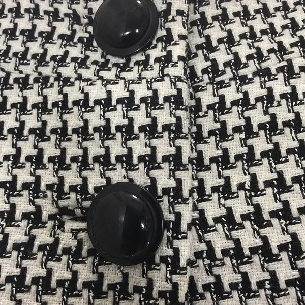 White House Black Market Houndstooth Jacket Cape - Image 2