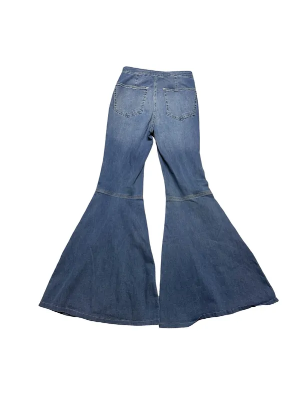 💙✨‎ FREE PEOPLE We The Free Just Float On Flare Jeans 27 Jericho Blue ✨💙 - Image 3