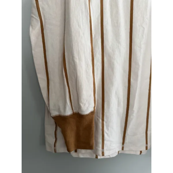 Free People Movement‎ "Home Game" Striped Long Sleeve Layer Top Women's Size XS - Image 9