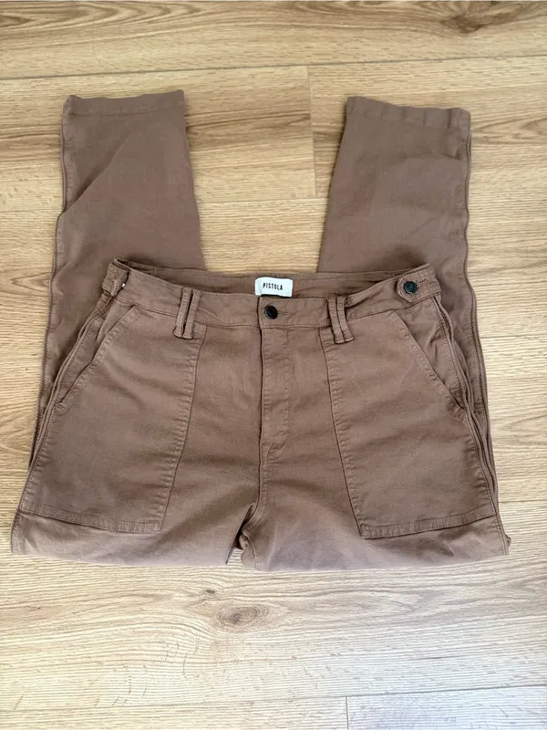 pistola Brown High-Waist‎ Utility Pants - Image 3