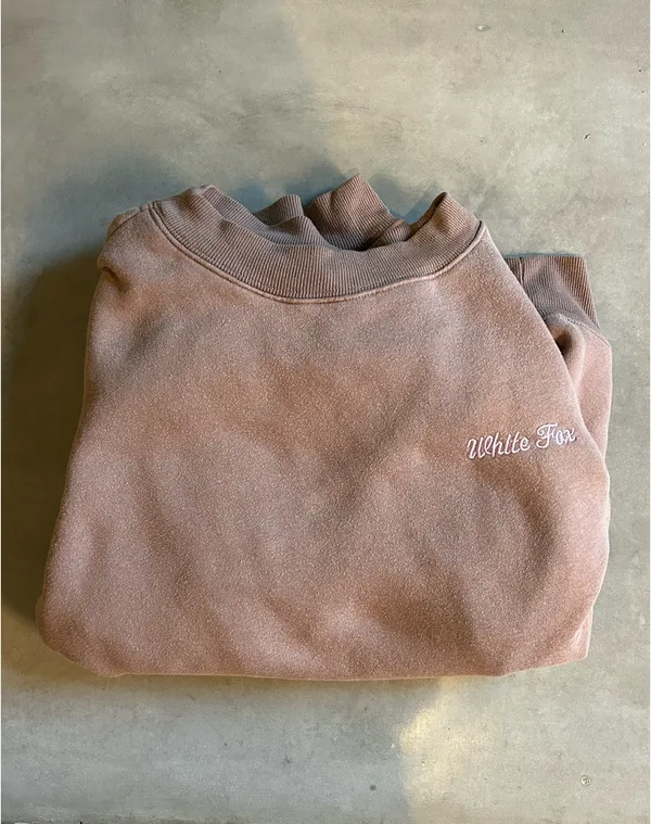 White Fox Brown Sweatshirt - Image 3
