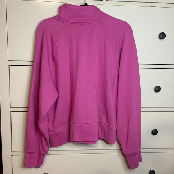GAP sweatshirt quarter-zip Pink Size Large - Image 2