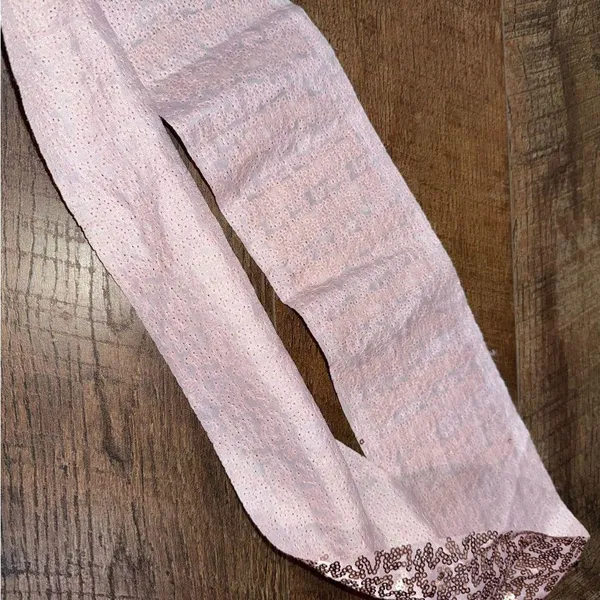 Rose Pink Sequins Glitter 'Birthday Girl' Sash - Image 6