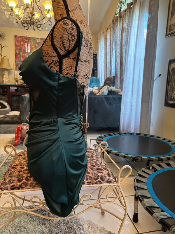 Stunning mini dress size S. ❤️ Green - Image 6
