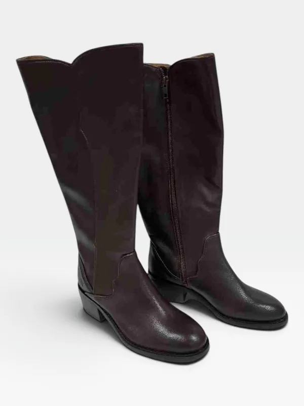 Frye Carson 2 Piping Tall Leather Riding Knee High Boots Size 5.5 New - Image 6