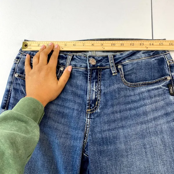 Silver Jeans Co Jeans Womens 31 Blue Denim Cotton Mid Rise Suki Bootcut Leg‎ - Image 10