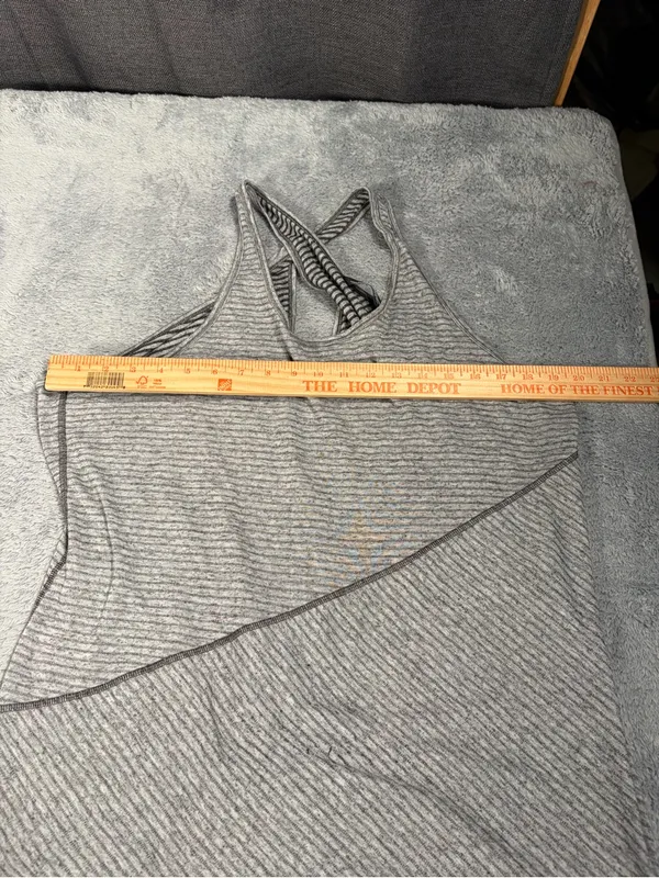 North face Striped Gray Tank Top XL - Image 7
