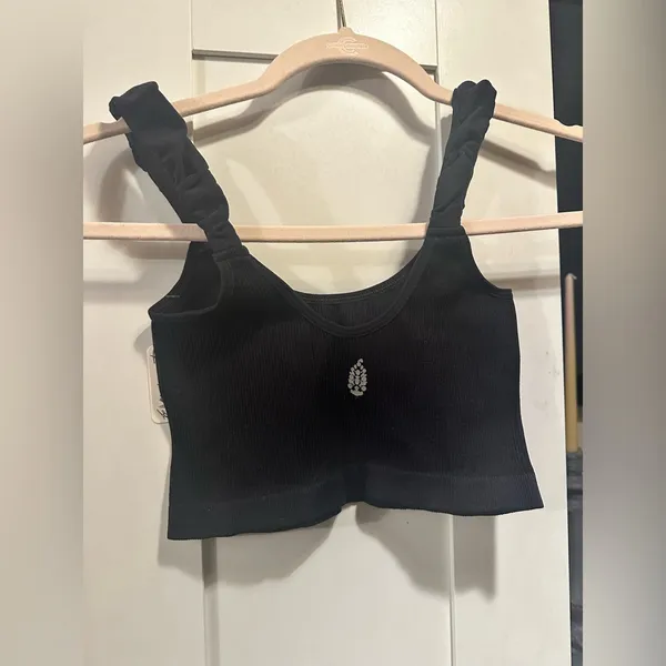 NWT Free People Movement Free Free Throw Fashion Cami In Black $40MSRP - Image 7