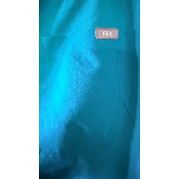 FIGS Technical Collection Scrub Pants Large Teal Blue Cargo Stretch Medical - Image 5