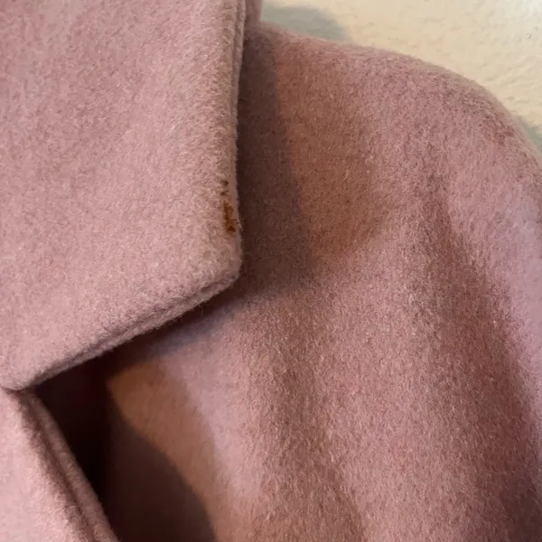 Astr the Label Dusty Pink Double-Breasted Wool Blend Pea Coat Size Small‎ - Image 5