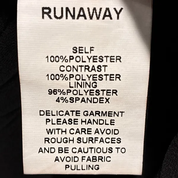 Runaway The Label Cecilia Strapless Maxi Dress Black Cream Size Small 4 NWT New - Image 11