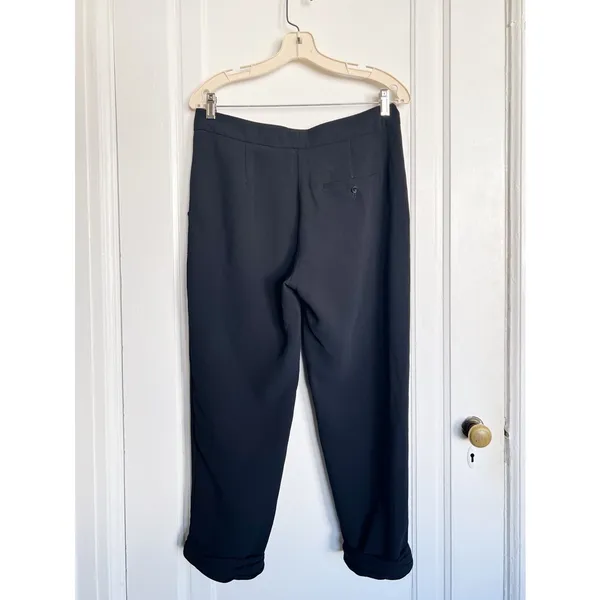 Wilfred • Aritzia Allant Pant black cropped slouchy dress trouser - Image 12