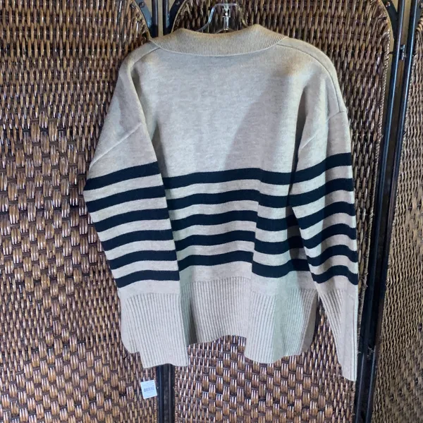 NWT Grace Karin Tan & Black Sweater Size L - Image 6