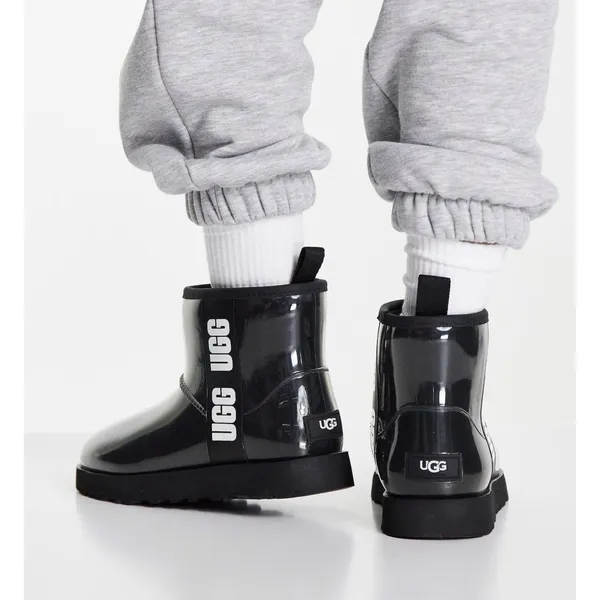 UGG Classic Clear Mini in Black SZ 9 - Image 2
