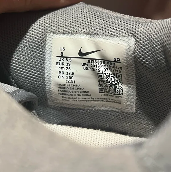Nike Air Force 1  Grey Suede Platform - Image 5