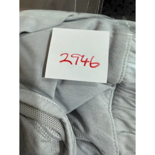 Lululemon Speed Up Low-Rise Lined Shorts 2.5" Light Blue Herringbone Size 14 REG - Image 10