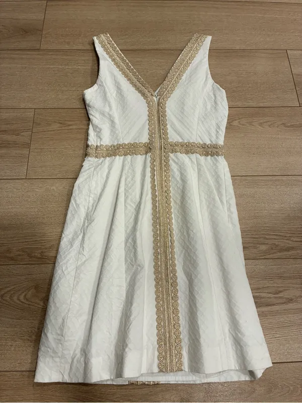 Lilly Pulitzer Women’s Bentley Shift Dress Resort White Size 0 - Image 8