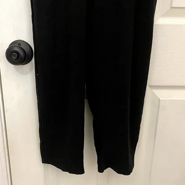 Moll V-Neck Jumpsuit in Black - Image 11