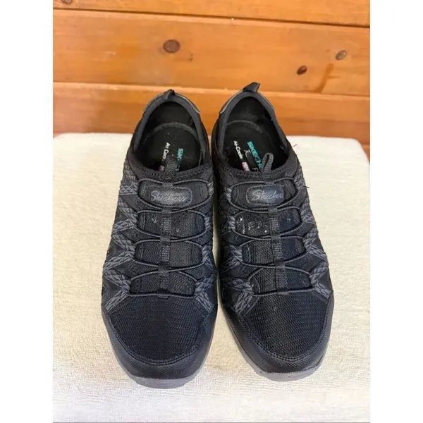 Skechers women's Reggae Fest Willows slip-on sneakers Sz 9 - Image 6