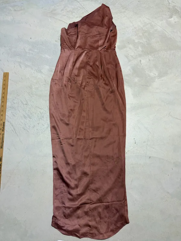 Showpo NWT felt so happy One-Shoulder dusty rose Dress MSRP$130 4 - Image 8