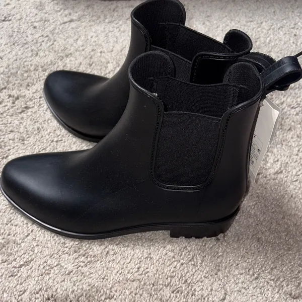 a new day black rain waterproof ankle boots size 7 new - Image 7