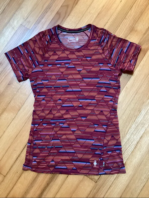 Smartwool Merino 150 Wool Tee In Habanero size medium - Image 2