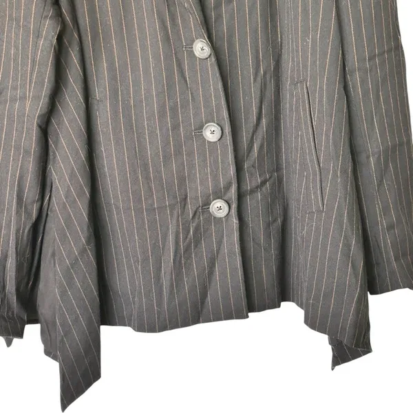 We The Free Black and Brown Pinstripe Blazer Size M - Image 5