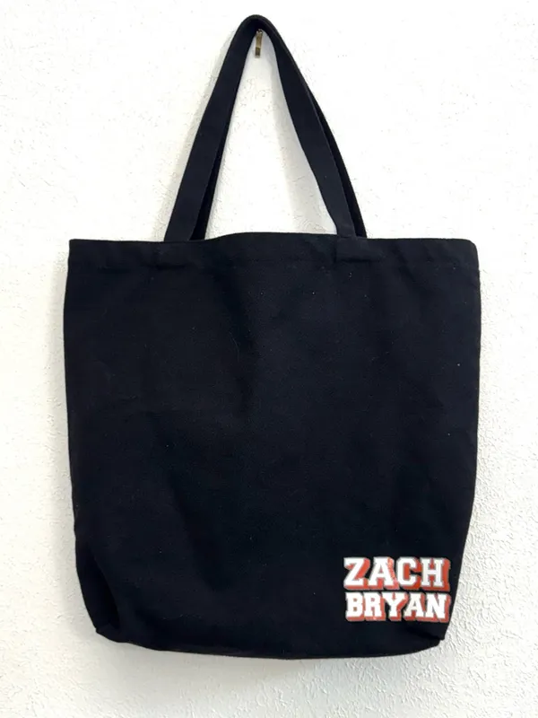 Zach Bryan American Heartbreak Tote Black - Image 3