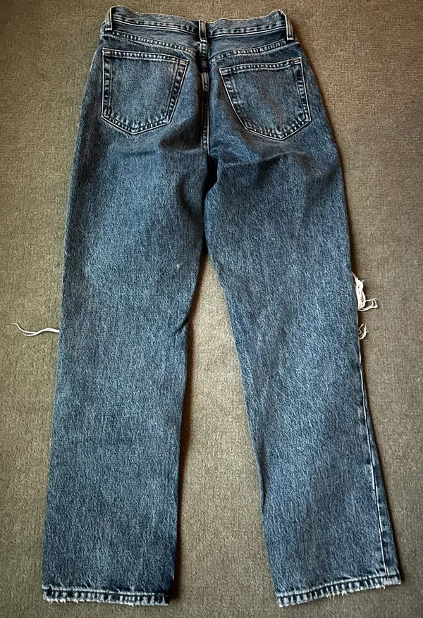 Topshop Distressed Jeans - Image 5