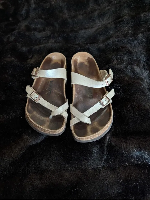 Birkenstock Mayari Birk Flor 38 Eur Ladies 7.5-8 Us sandals shoes - Image 2