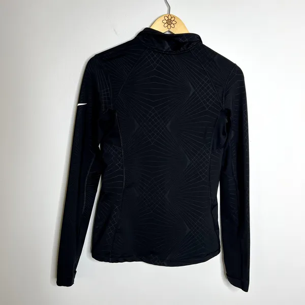 Nike Pro Hyperwarm Black Quarter Zip Top - Image 5