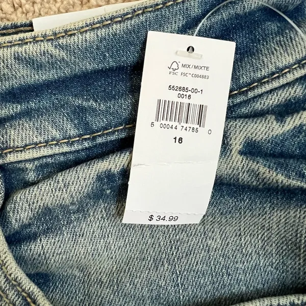 Old Navy Brand New Denim Mini Skirt - Image 2