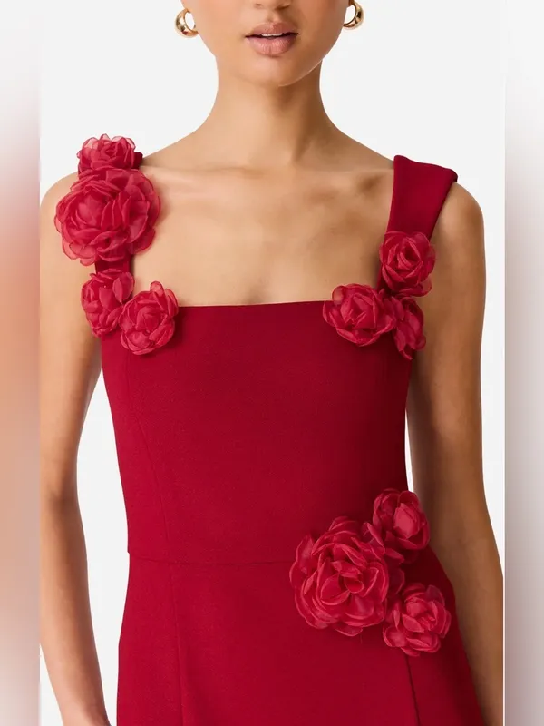 NEW ELLIATT Evanora High-Low 3D floral rosette Gown sz XS - Image 4