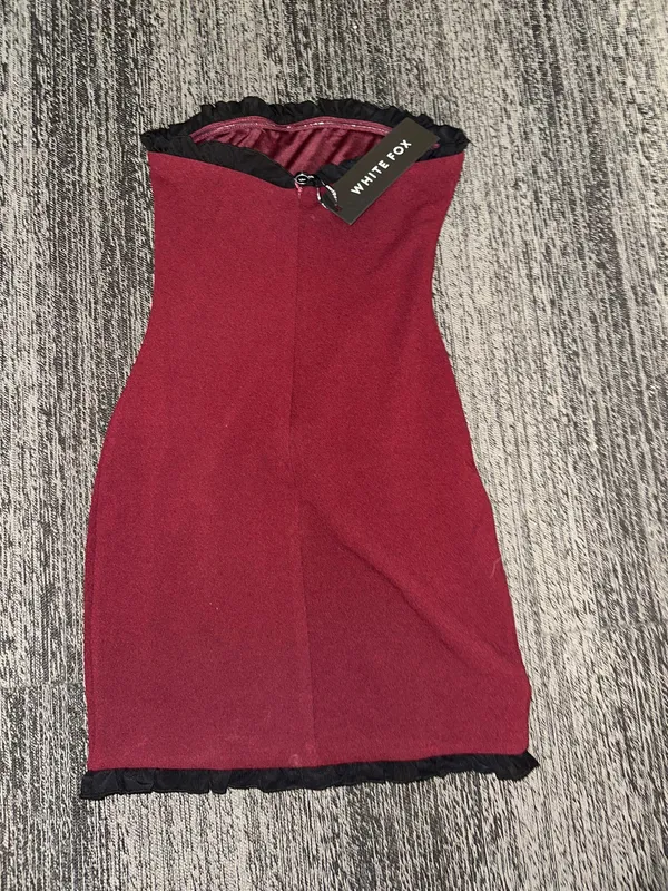 White Fox Red Dress - Image 3