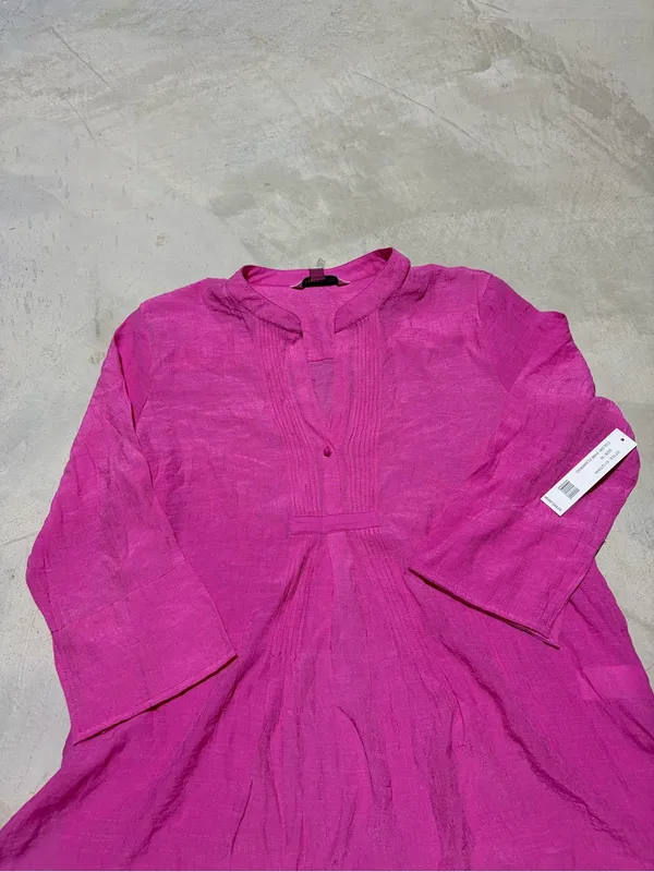 Counterparts NWT pink flamingo blouse medium MSRP$48 - Image 2