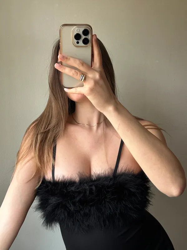 Dolls Kill Feather Dress - Image 2