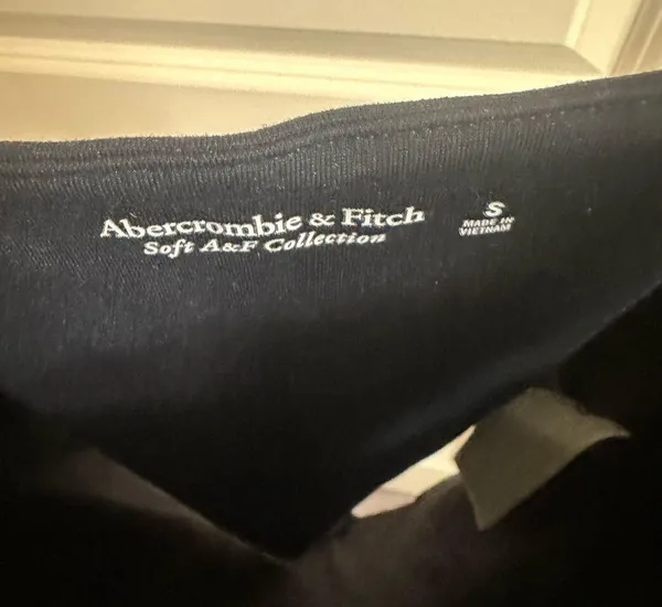 Abercrombie & Fitch seamless corset bodysuit in black size small - Image 7